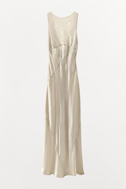 LIMITED EDITION CRINKLED-EFFECT SATIN DRESS - Zara фото 2