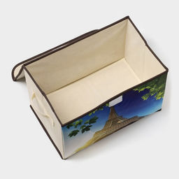 Короб стеллажный для хранения с крышкой Эйфелева башня, 382524 см - Simaland фото 4