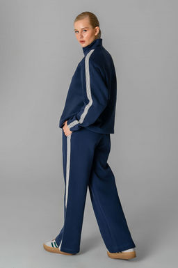 Арт. 2917 Костюм женский с начесом 46-54 (5 шт) Цвет:индиго