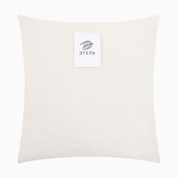 Наволочка декоративная Этель Boucle 43х43см, цвет белый, полиэстер  фото 4