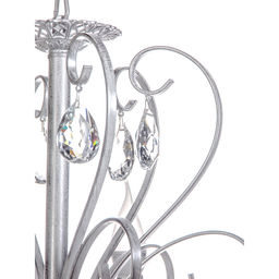 Люстра подвесная в стиле барокко "Arte" 6*40Вт Е14 29-P8525/WH белый мрамор