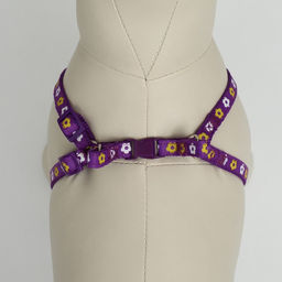 Шлейка Цветы, 27-42 х 1 см, фиолетовая - Пижон фото 4