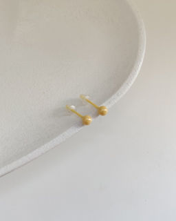 Серьги-пусеты из керамики