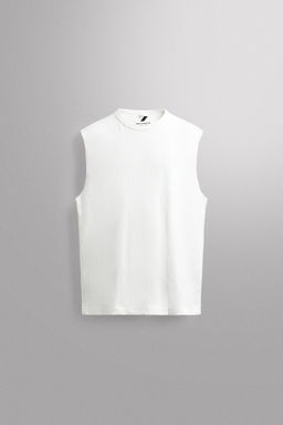 CAMISETA TANK HEAVYWEIGHT / Blanco - Zara фото 7