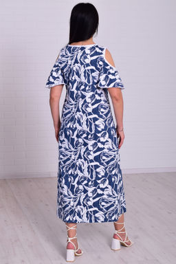 Сарафан женский 4-107 (бело-синий)