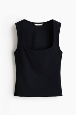 Top con escote cuadrado - H&m фото 3