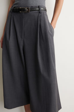 PANTAL?N CULOTTE CON PINZAS EN MEZCLA DE LANA - H&m фото 3