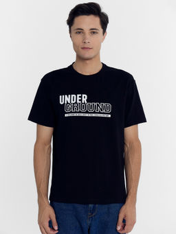 Футболка женская черная с печатью черный +печать1 111742-1 - Mark formelle фото 2