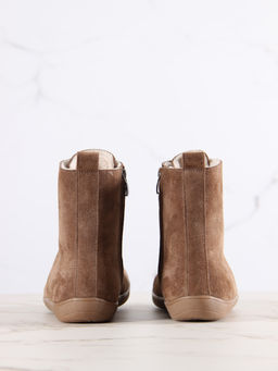 Босоногие ботинки EDART 351.NATAbr.Серо-коричневая замша/байка фото 11