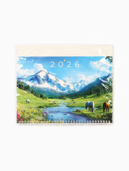 Календарь настенный квартальный 2026 «Пейзаж», 30×46 см