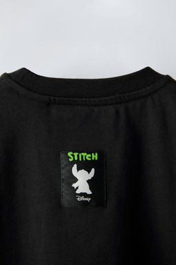 KABARTMA DETAYLI LILO & STITCH DISNEY BASKILI T-SHIRT - Zara фото 4