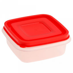 Контейнер пластмассовый Стандарт 0,5л, 12,2х12,5х5см, полипропилен, квадратный, цвет микс (Россия)
