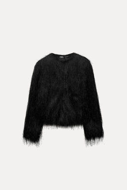 FRINGED JACKET - Zara фото 5