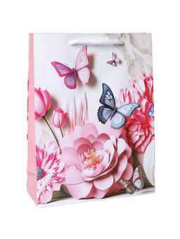 Цена за 12 шт. Пакет подарочный 18х24х7см / 466S /уп 12/1500/микс/128г/м2 - Галеонтрейд фото 2