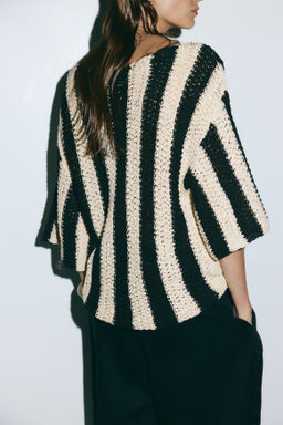 Top de punto con escote barco - H&m фото 5