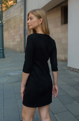 Платье мини - Donna saggia фото 5