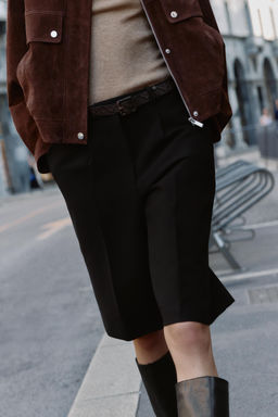 LONG BERMUDA SHORTS WITH BELT - Zara фото 3