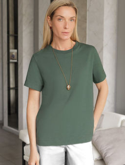 D49.110 Футболка женская оливковый