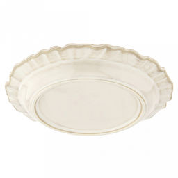 "Янтарь" Чашка фарфоровая 300мл, д11,2см, h6,5см, с блюдцем д15,5см, h2,4см, глянцевая глазурь, фигурная, с деколью, отводка (Китай)