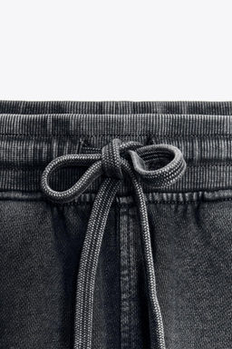 FADED-EFFECT FLEECE SHORTS - Zara фото 25