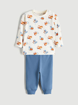 Bisiklet Yaka Erkek Bebek Ti??rt ve E?ofman Alt?