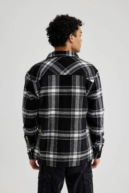 Рубашка Lumberjack с длинным рукавом в клетку обычного кроя - Defacto фото 5