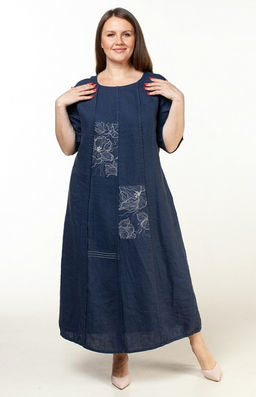 Платье умягченный лен 100%