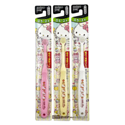 Детская зубная щётка Котята с суперкомпактной головкой (от 0,5 до 3 лет) Hello Kitty Ebisu, Япония