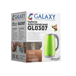 Чайник с двойными стенками GALAXY GL0307/зеленый (видео в описании)  фото 10