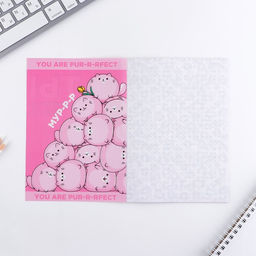 Цена за 10 шт. Блокнот раскраска А6, 12 л. Ты замурчательна - Artfox фото 2