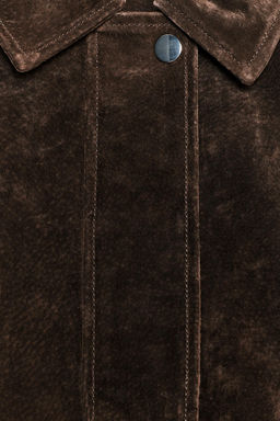 100% LEATHER SHORT JACKET - Zara фото 8