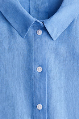 Camisa en mezcla de lino - H&m фото 6