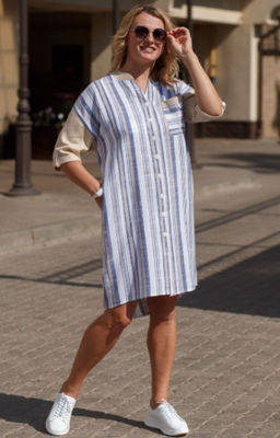 Платье 70% лен, 30% вискоза - Новый лен фото 6