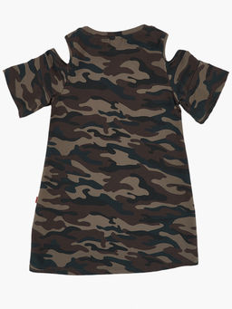 Платье UD 4583 хаки камуфляж - Mini maxi фото 4