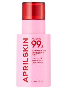 April Skin Niacinamide Toning Shot 99 Serum, 30 ml - Осветляющая сыворотка для лица