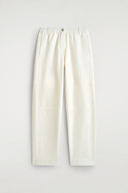 PANTAL?N DENIM WIDE LEG EN PANELES