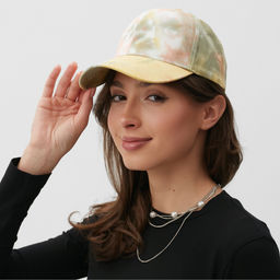 Кепка женская MINAKU Tie-dye, оранжевая, размер 54-56