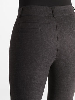 Брюки утепленные женские офисные на резинке - Almond фото 3