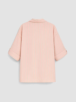 ?izgili Oversize Kad?n G?mlek