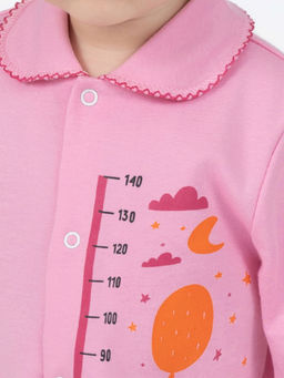 Комбинезон ясельный розовый совята