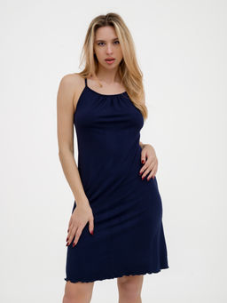 Ночная сорочка из вискозы Патриция-2 синий - Амадэль фото 3