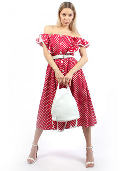 LACCOMA рюкзак Кэрри-белый эко кожа хлопок