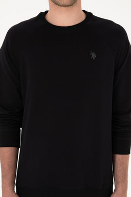 Erkek Siyah Basic Sweatshirt Sepette S_rpriz _ndirim - U.s. polo assn фото 6