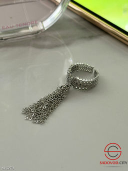 Кольцо с подвесными цепочками - Bruno фото 2