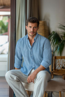 TRENDYOL MAN Haki Unisex Regular Fit %100 Pamuklu Keten Gorunumlu Fit Gomlek TMNSS23GO00099 - Trendyolmilla фото 19