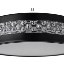 Светильник "Меркурий" LED 12Вт 3000-6000К черный 16х16х8см BayerLux