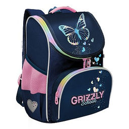 RAm-584-6 Рюкзак школьный с мешком - Grizzly фото 6