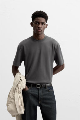 BASIC REGULAR FIT T-SHIRT - Zara фото 18
