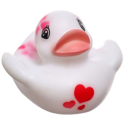 Резиновые игрушки для ванны Крошка Я «Уточки сердечки», в наборе 3 шт., МИКС