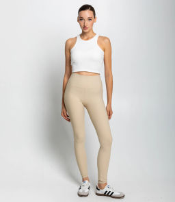 Леггинсы #КТ9991, светло-бежевый